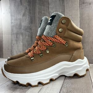 Sorel Kinetic Breakthru Conquest Women's 11 Sneaker Boots Bootie Waterproof Tan